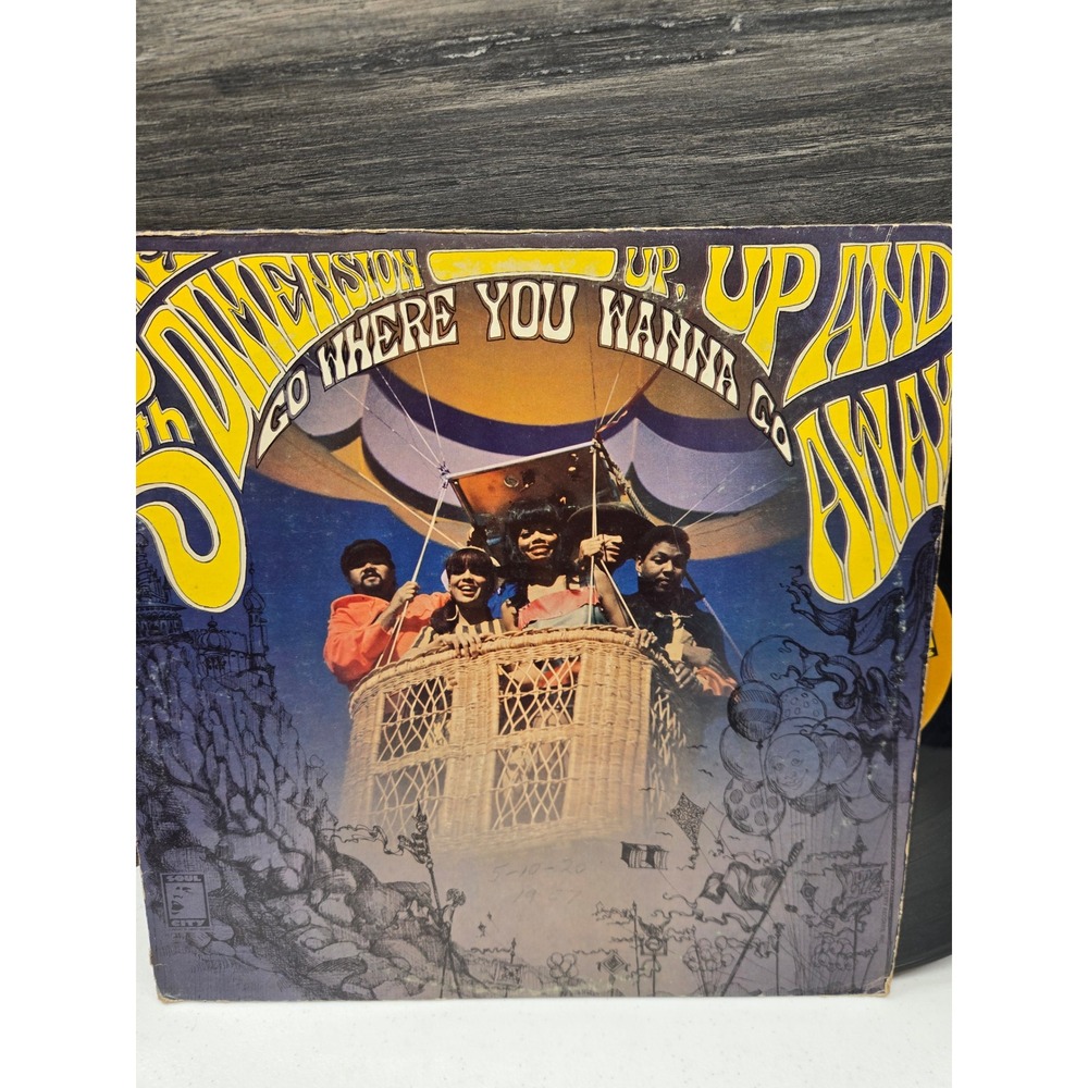 The 5th Dimension Up Up‎ and Away Vinyl LP Soul City SCM-91000 Vintage 1967 Soul